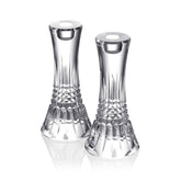 Lismore Diamond Candlestick 17.5cm 7in, Set of 2